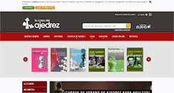 Desktop Screenshot of lacasadelajedrez.com